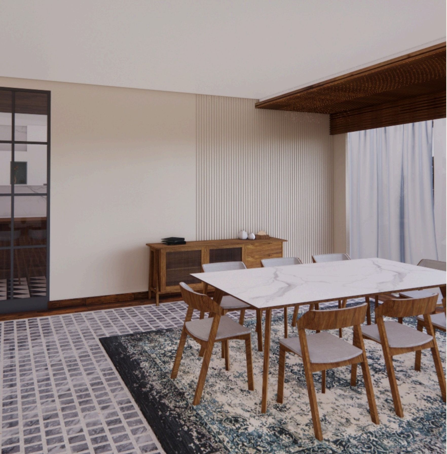 Studio interior detail